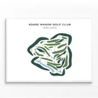 Adare Manor Golf Club, Adare Village, Ireland - Printed Golf Courses