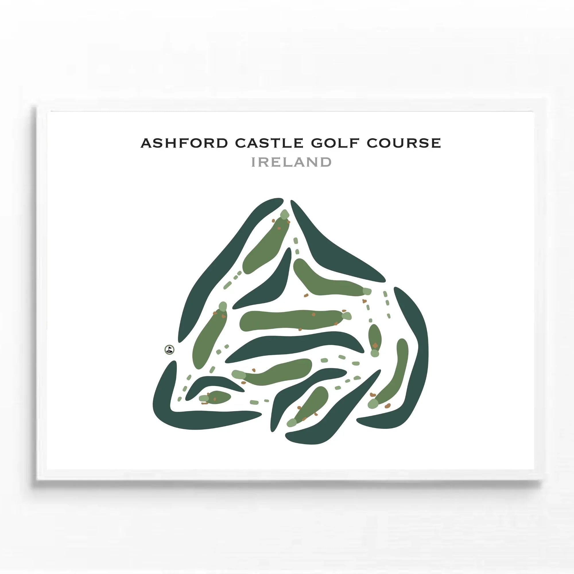 Ashford Castle Golf Course, Ireland - Printed Golf Courses