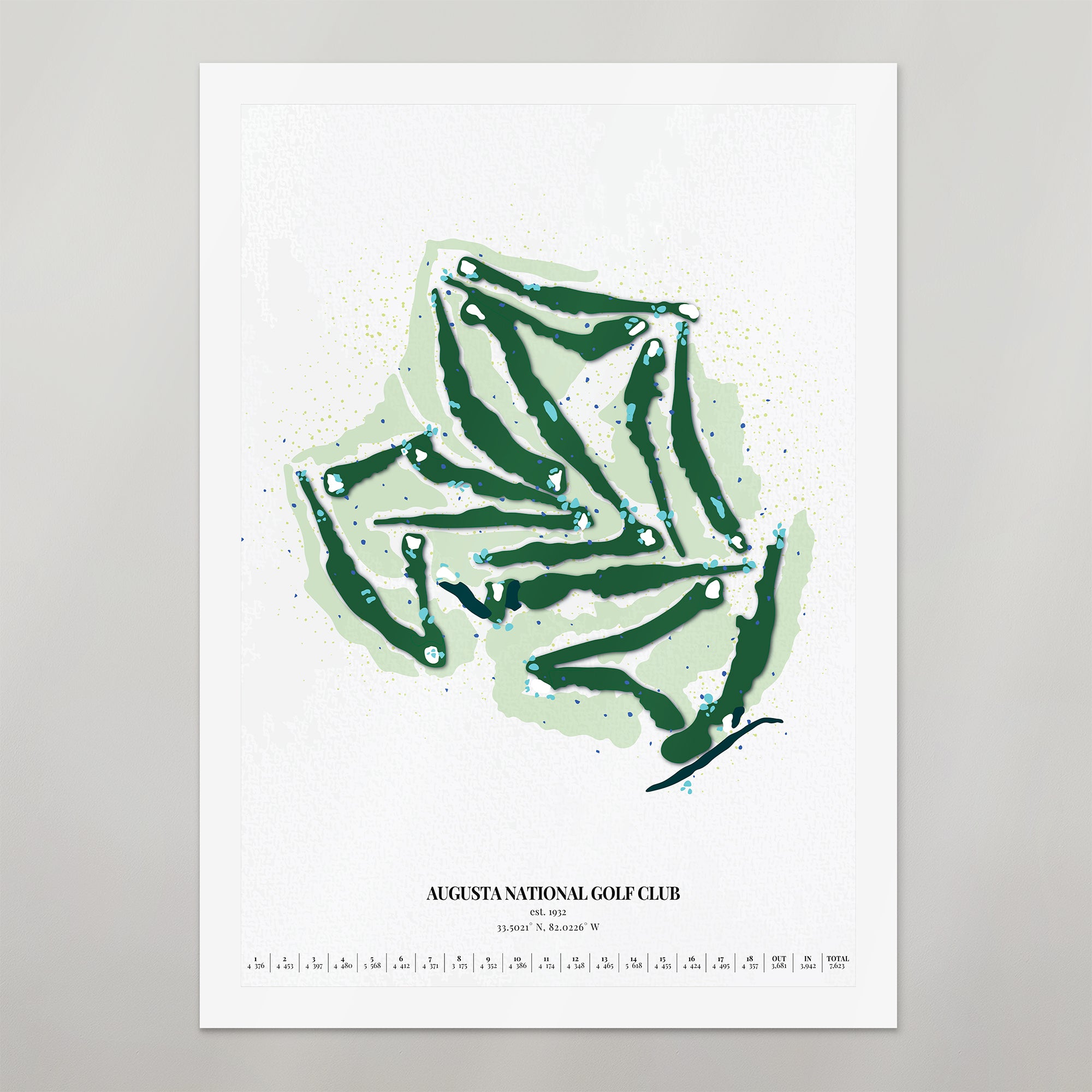 Augusta National Golf Course – Collector Edition Print