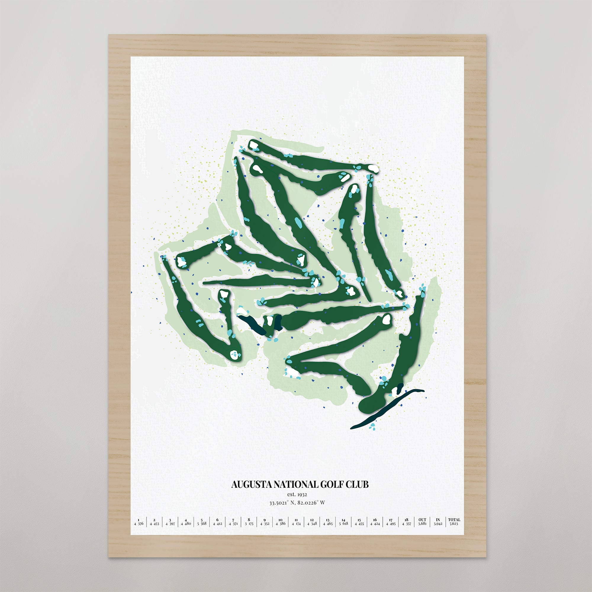 Augusta National Golf Course – Collector Edition Print
