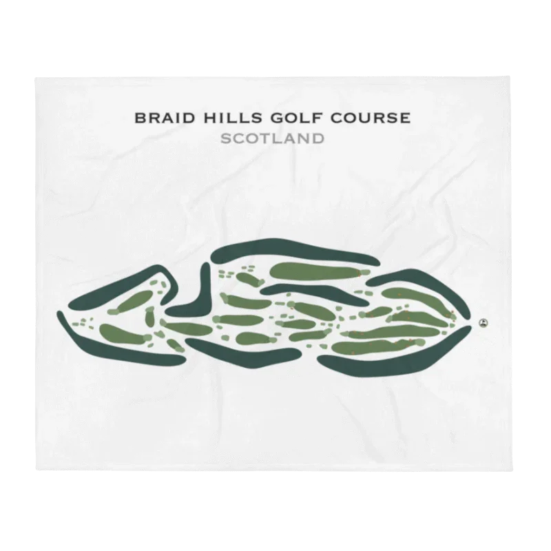 Braid Hills Golf Course, Scotland - Printed Golf Courses