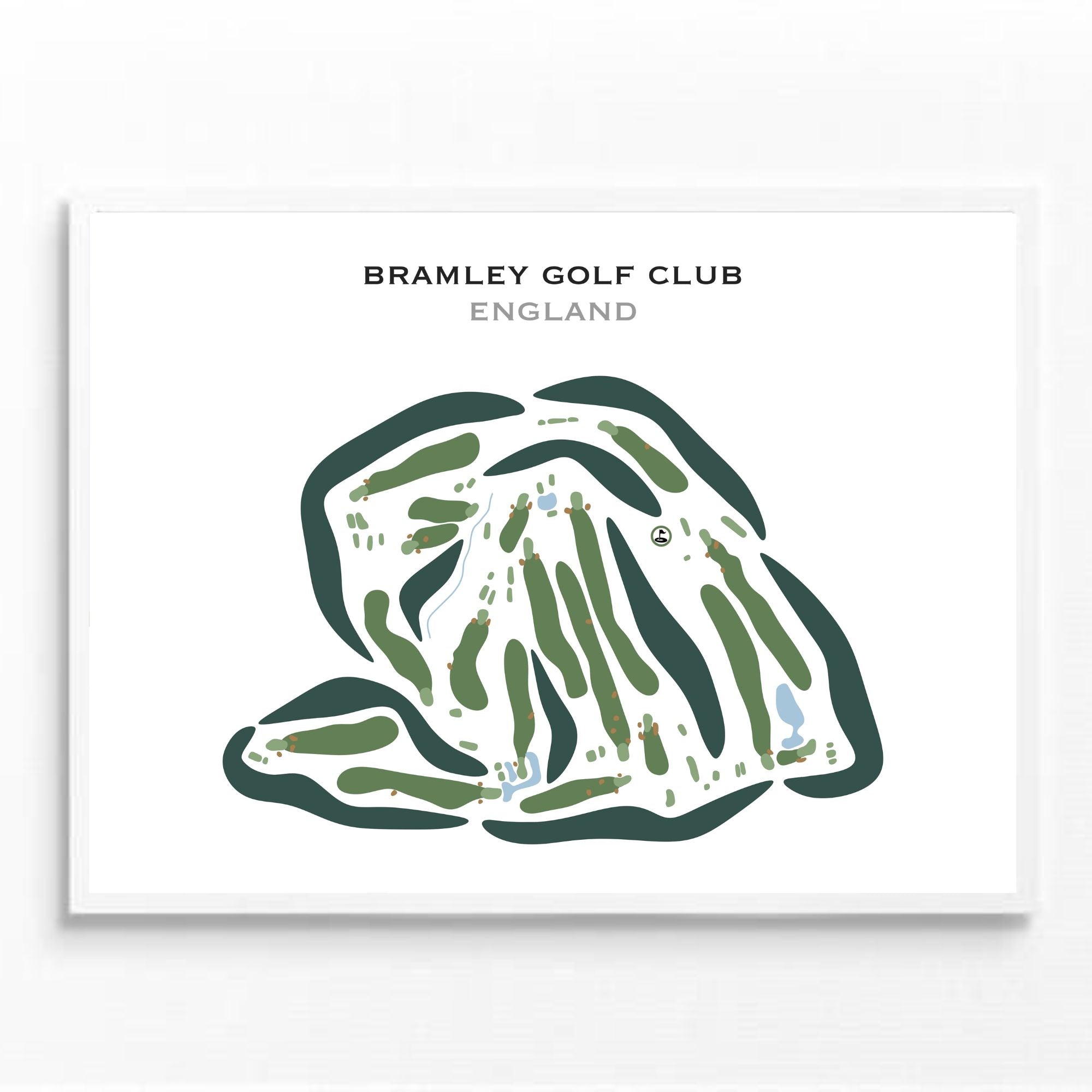 Bramley Golf Club, United Kingdom - Printed Golf Courses