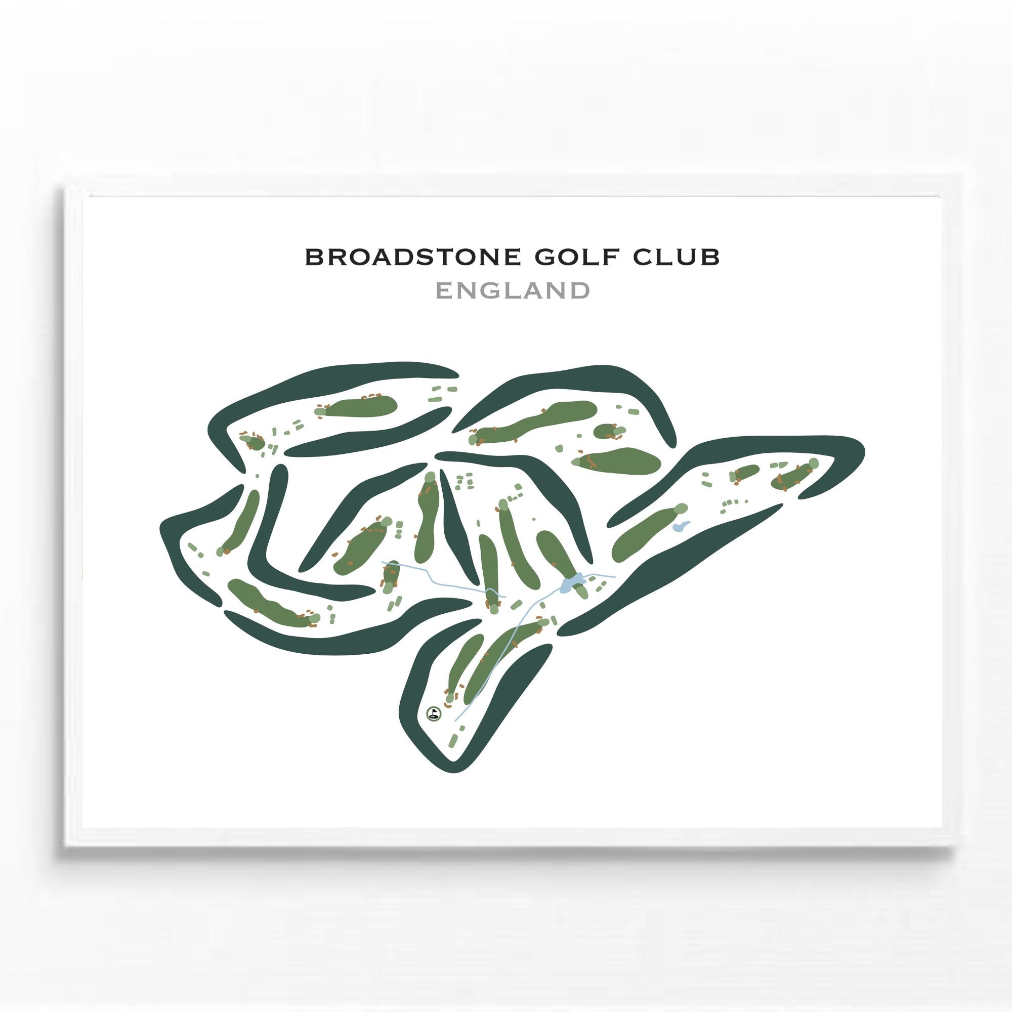 Broadstone Golf Club, England - Printed Golf Courses