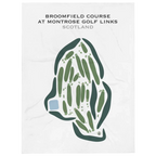 Broomfield Course at Montrose Golf Links, Scotland, UK - Printed Golf Courses