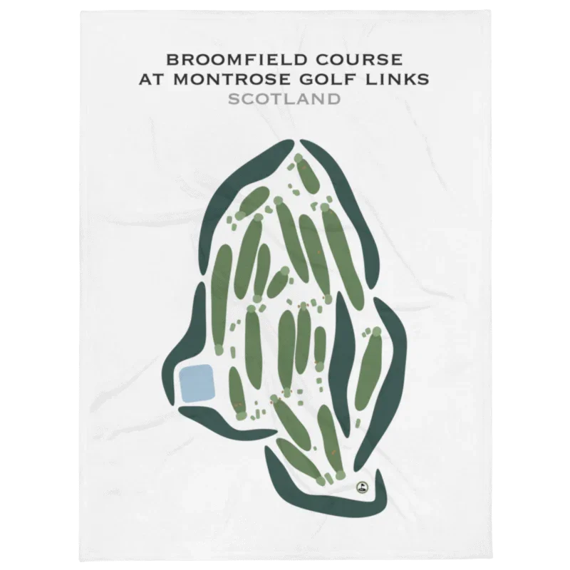Broomfield Course at Montrose Golf Links, Scotland, UK - Printed Golf Courses
