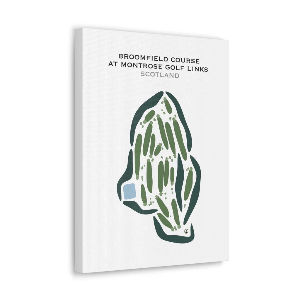 Broomfield Course at Montrose Golf Links, Scotland, UK - Printed Golf Courses