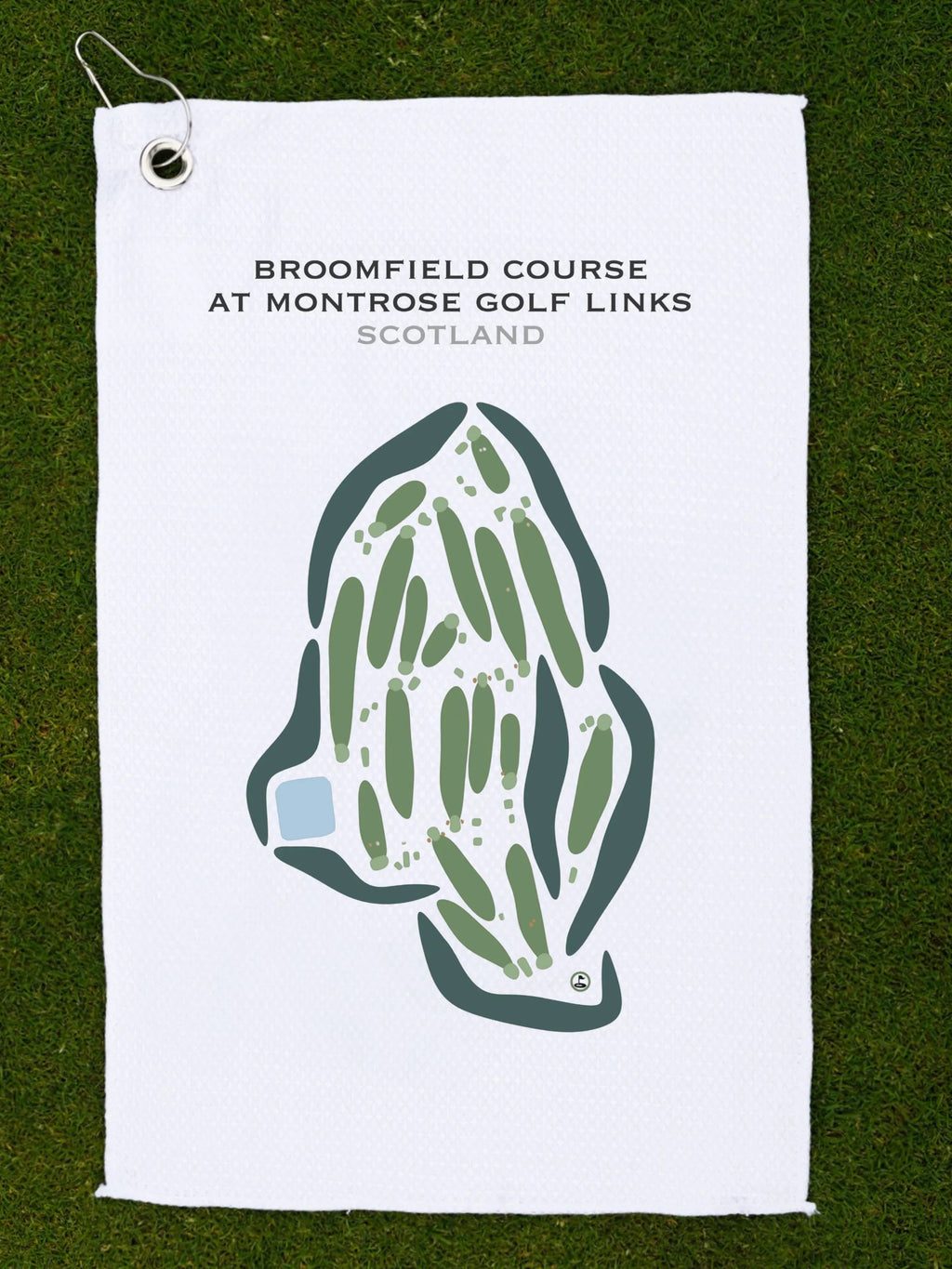 Broomfield Course at Montrose Golf Links, Scotland, UK - Printed Golf Courses