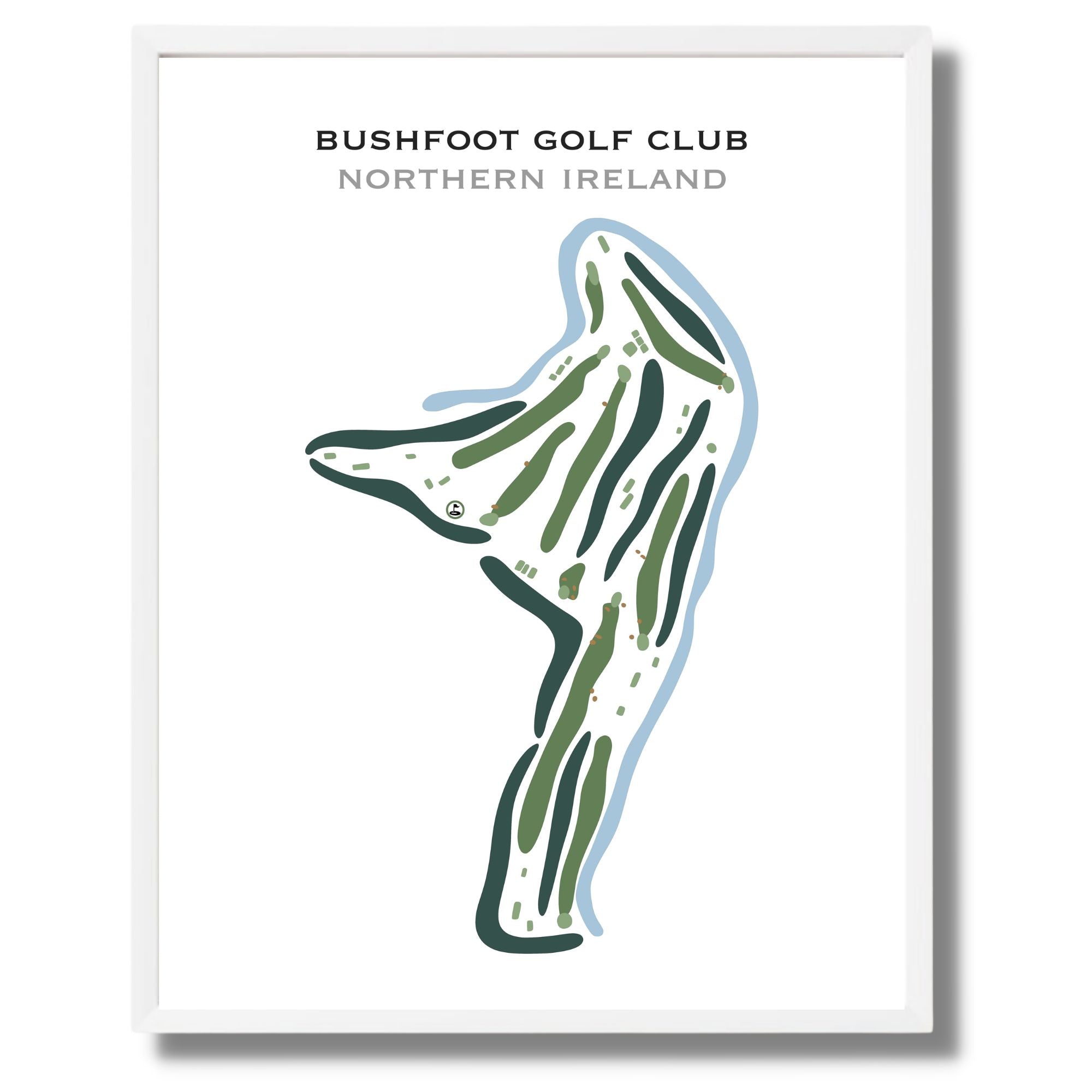 Bushfoot Golf Club, Northern Ireland - Printed Golf Courses