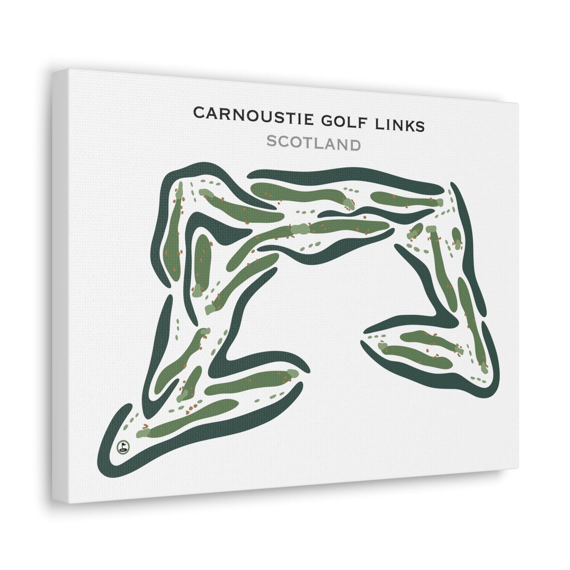 Carnoustie Golf Links, Scotland - Printed Golf Courses - Golf Course Prints