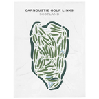 Carnoustie Golf Links, Scotland - Printed Golf Courses