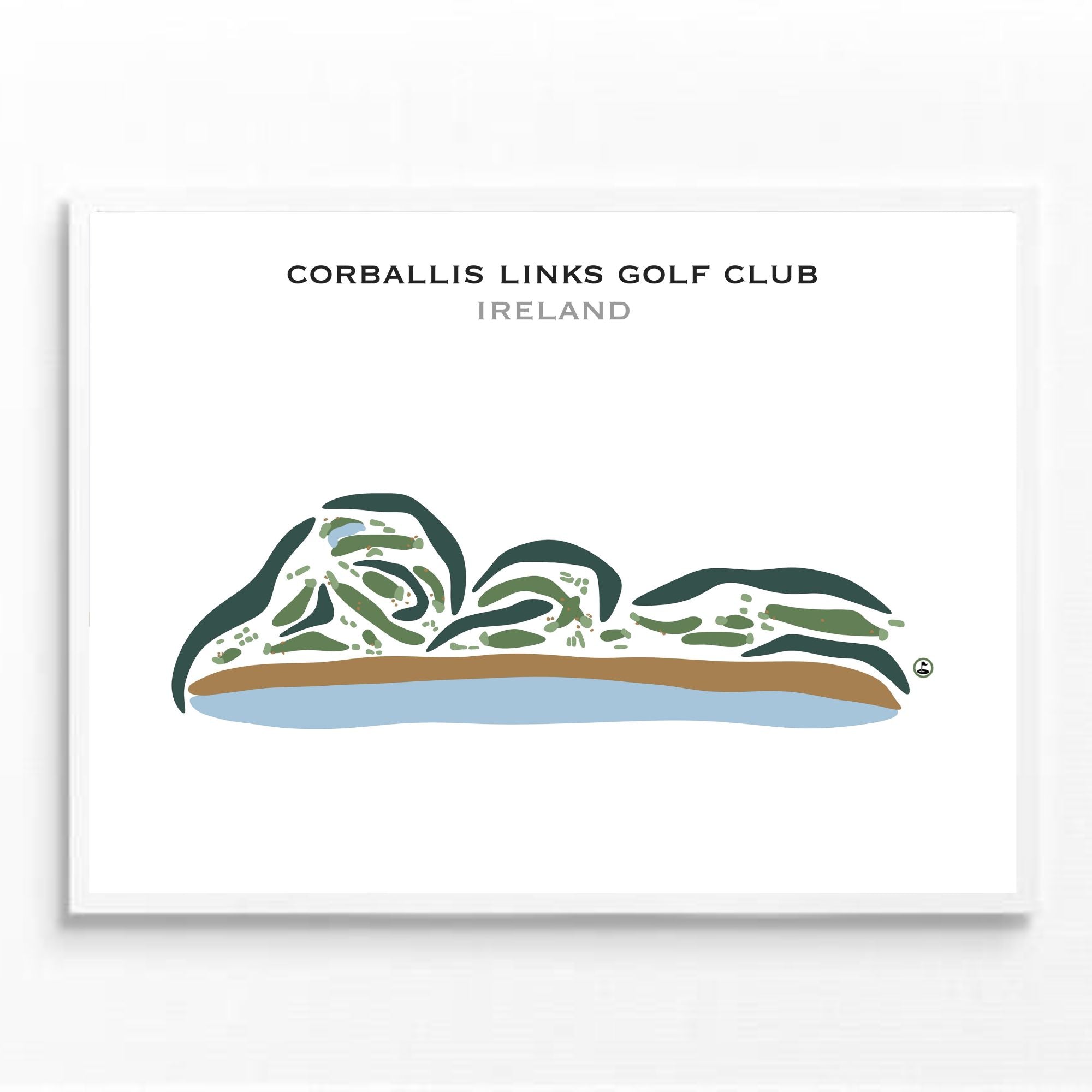 Corballis Links Golf Club, Ireland - Printed Golf Courses