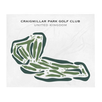 Craigmillar Park Golf Club, United Kingdom - Printed Golf Courses