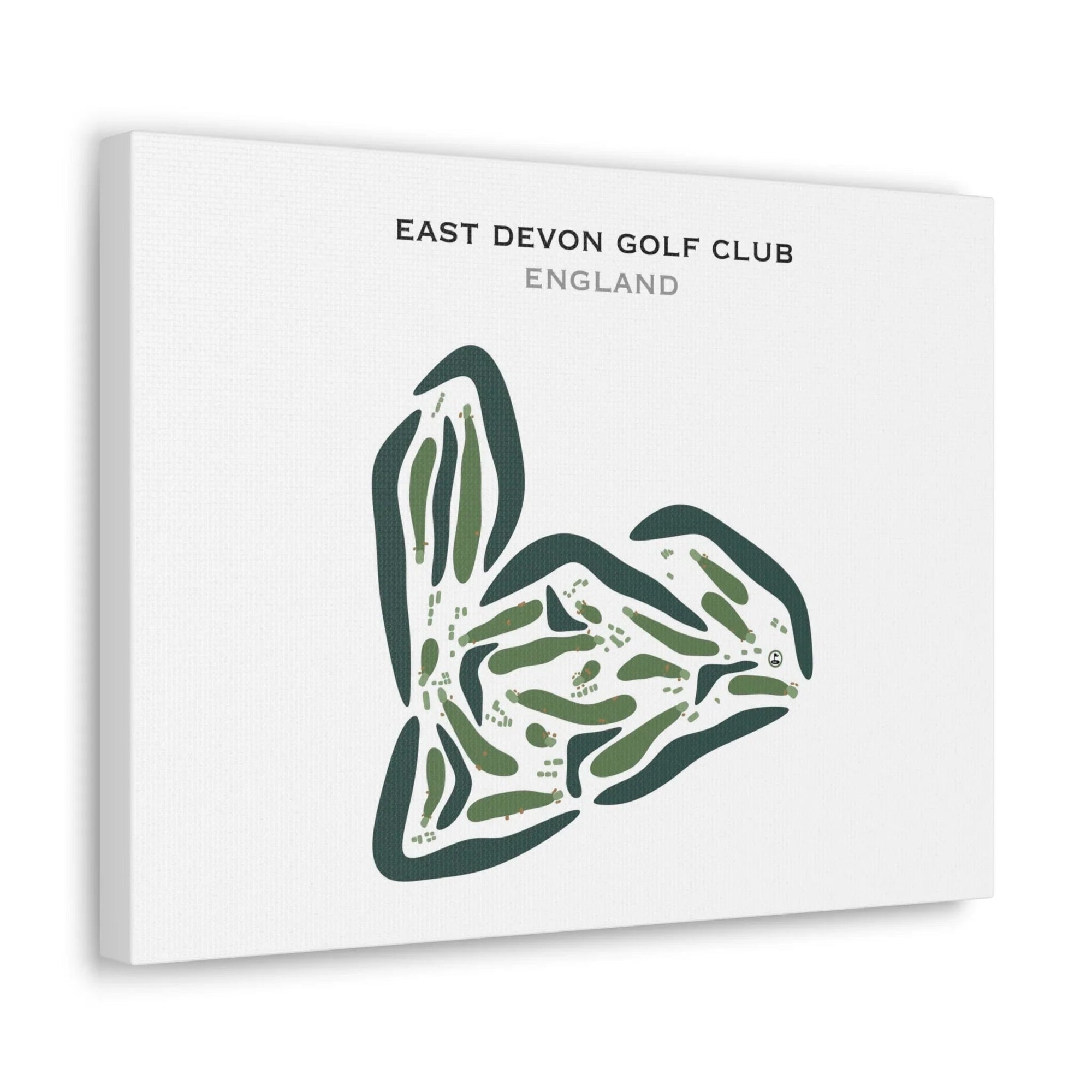 East Devon Golf Club, Budleigh Salterton, England - Printed Golf Courses