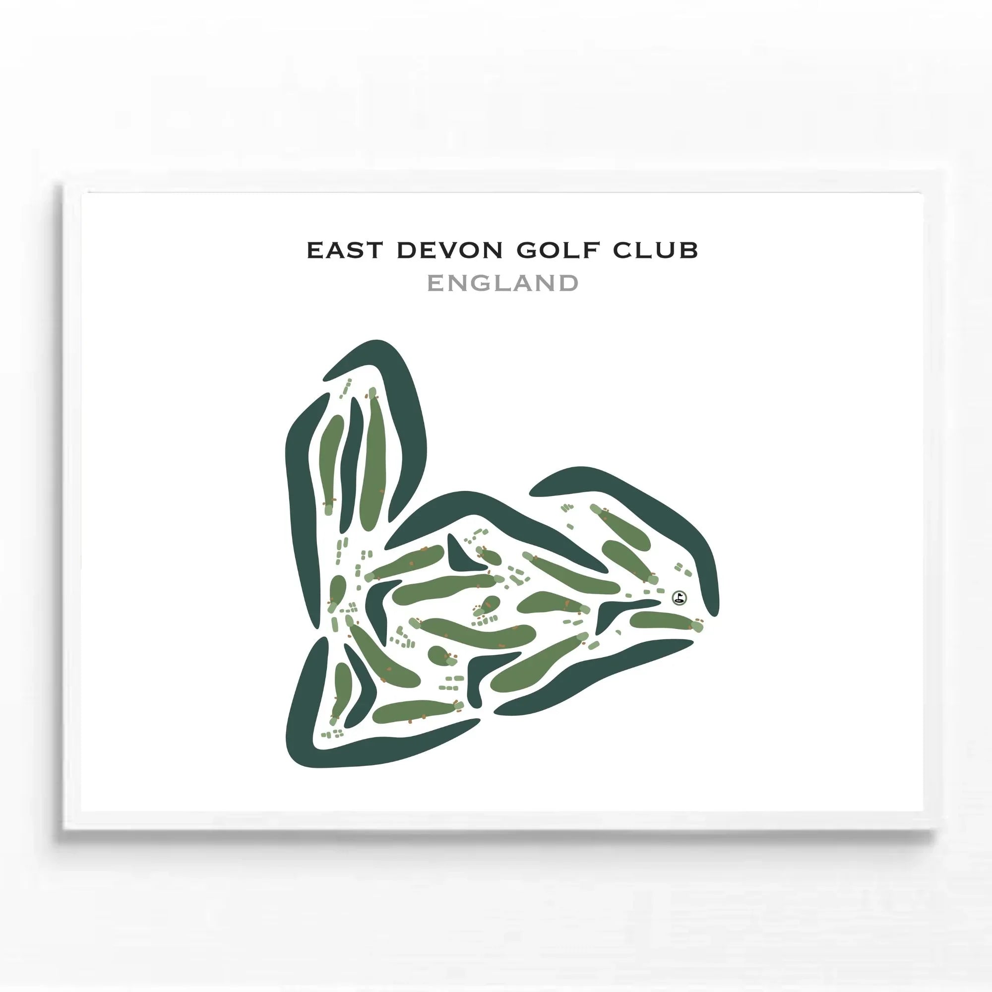 East Devon Golf Club, Budleigh Salterton, England - Printed Golf Courses