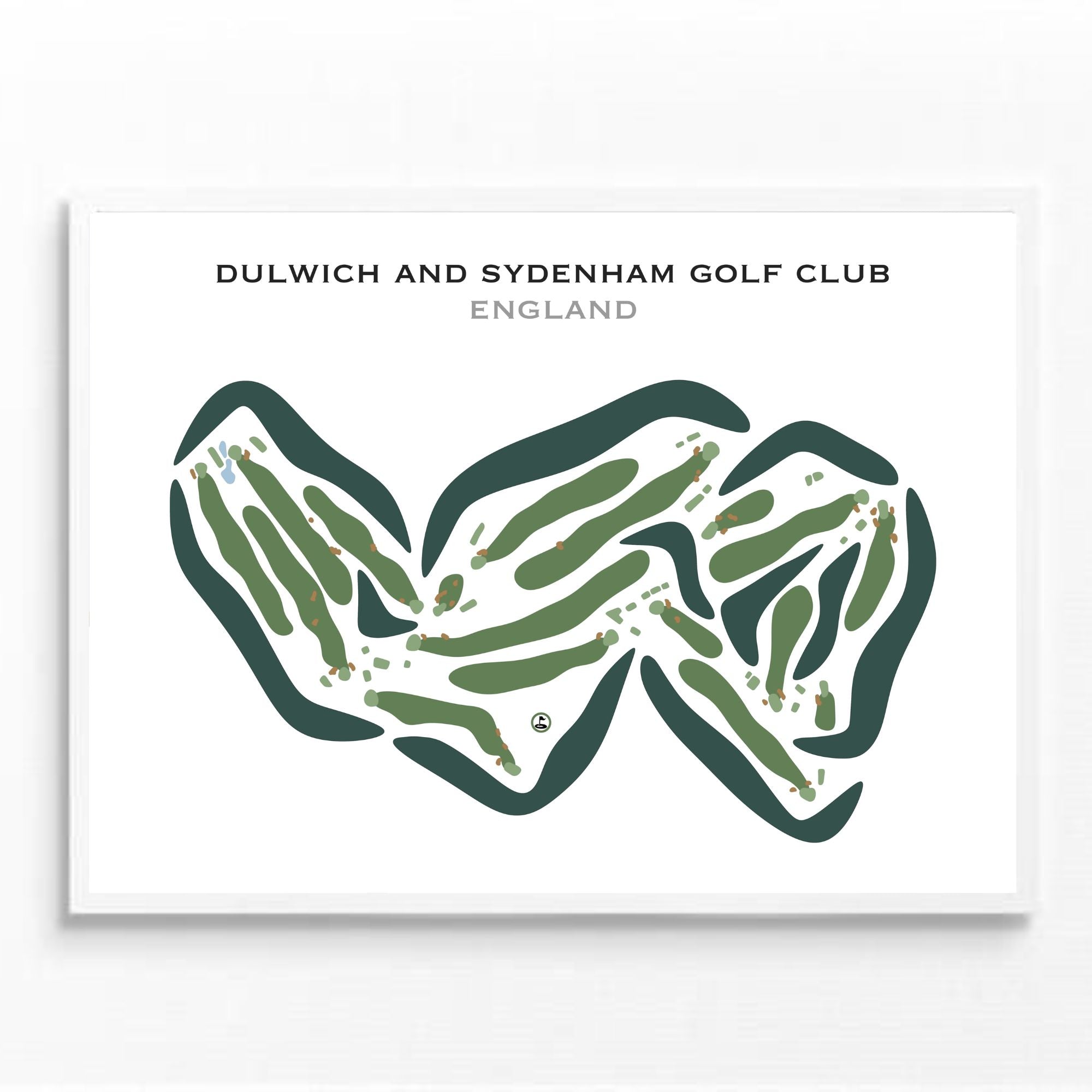 Dulwich & Sydenham Golf Club, England - Printed Golf Courses