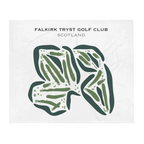 Falkirk Tryst Golf Club, Scotland - Printed Golf Courses