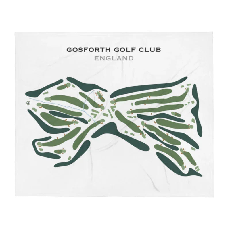 Gosforth Golf Club, England - Printed Golf Course