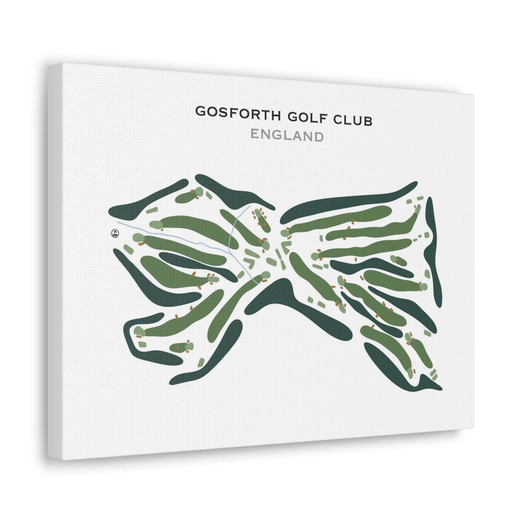 Gosforth Golf Club, England - Printed Golf Course