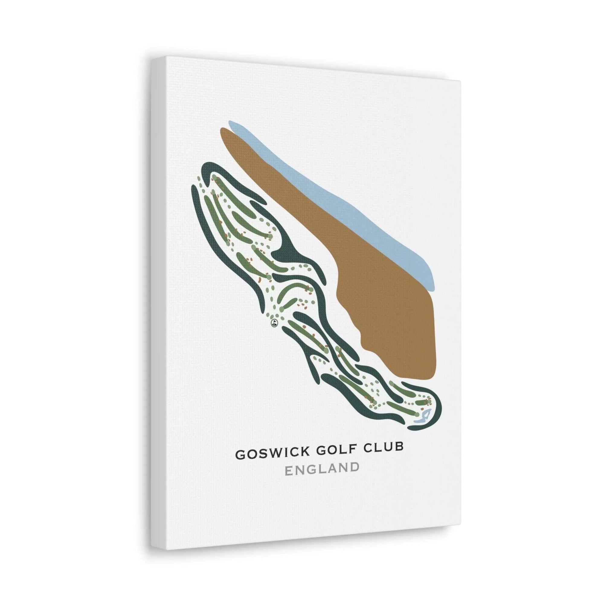 Goswick Golf Club, England - Printed Golf Courses - Golf Course Prints