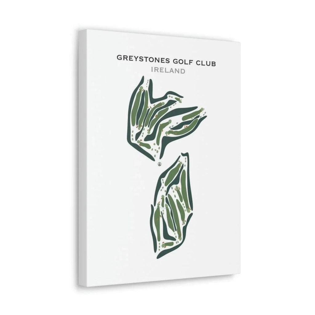 Greystones Golf Club, Ireland - Printed Golf Courses - Golf Course Prints