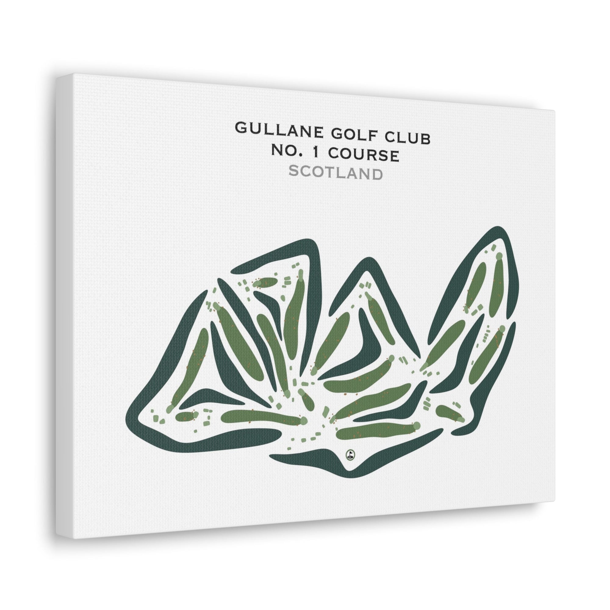 Gullane Golf Club - No 1 Course, Scotland - Printed Golf Courses