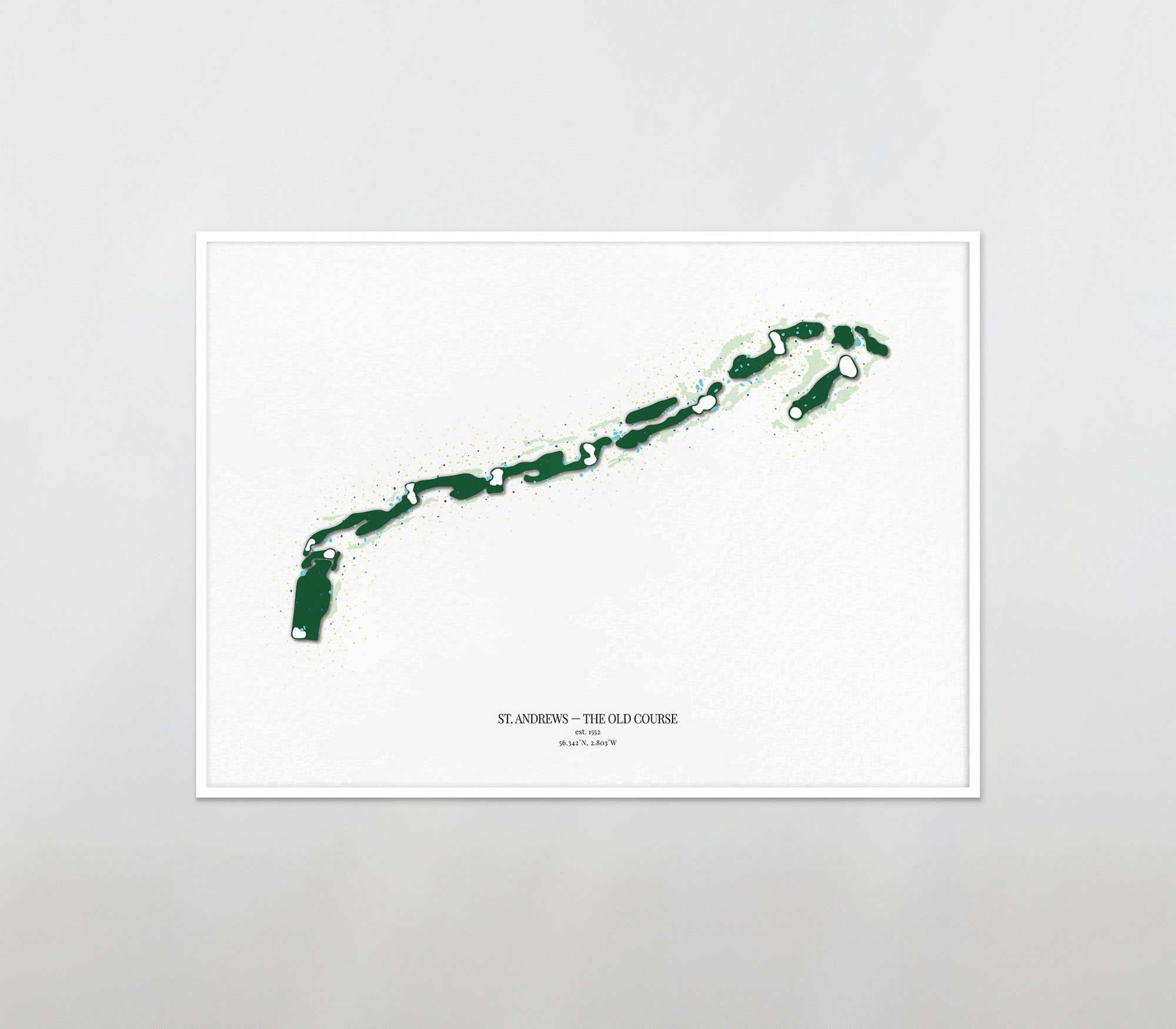 Custom Golf Course Map Design