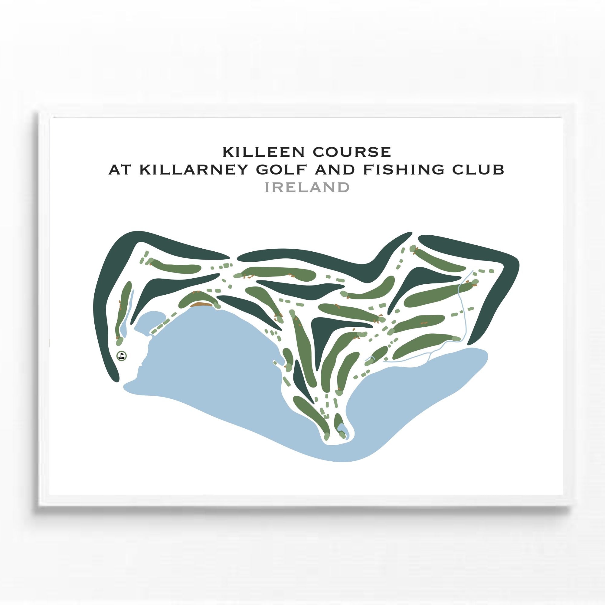 Killeen Course - Killarney Golf & Fishing Club, Ireland - Printed Golf Courses