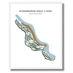 Kingsbarns Golf Links, Scotland - Printed Golf Courses - Golf Course Prints