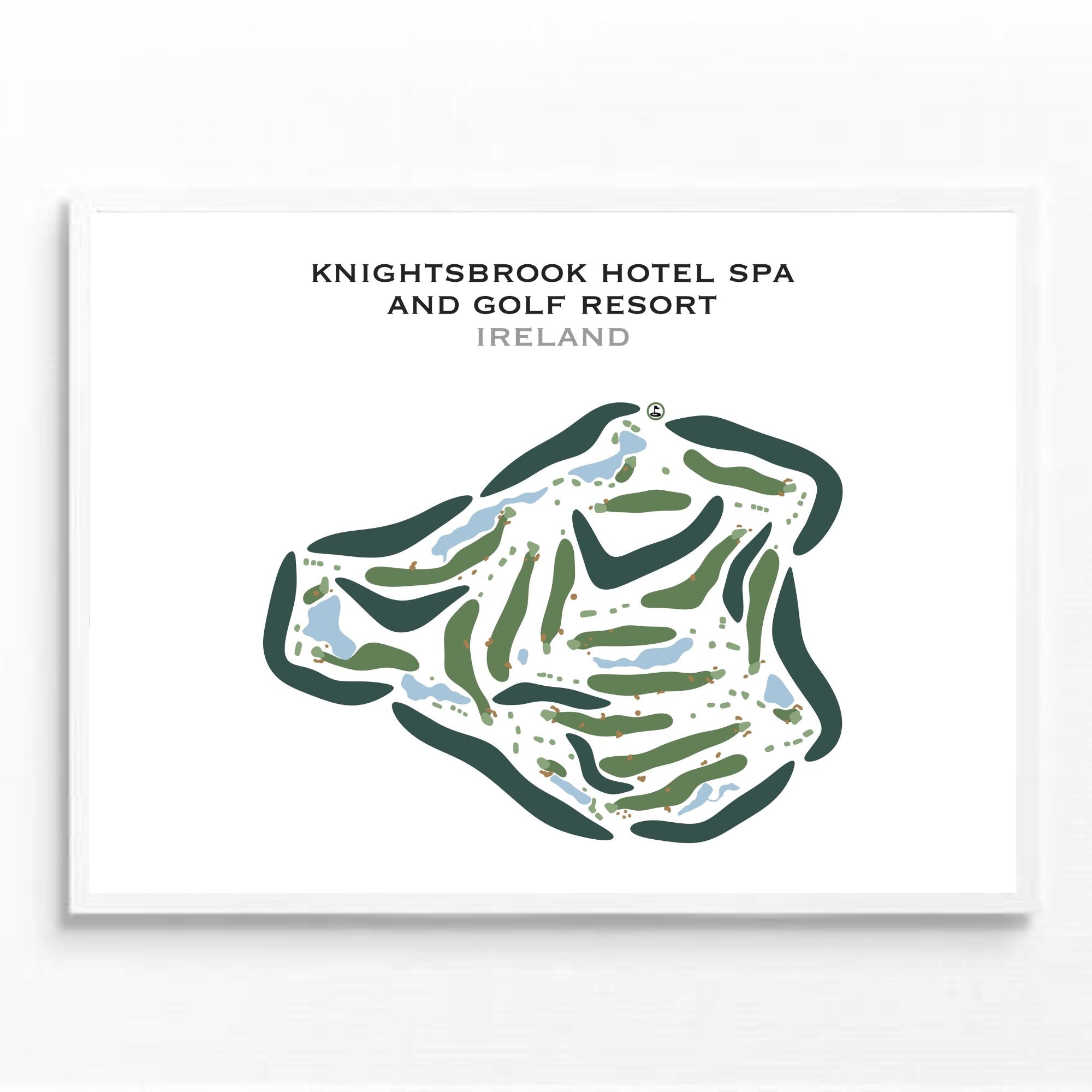Knightsbrook Hotel Spa and Golf Resort, Ireland - Printed Golf Courses