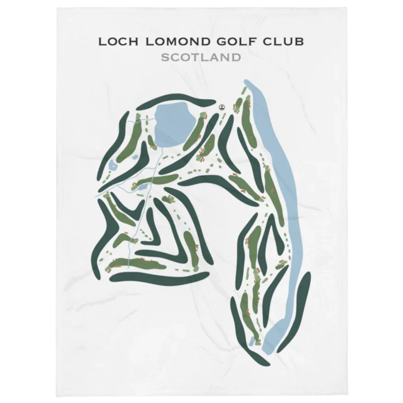 Loch Lomond Golf Club, Scotland - Printed Golf Course