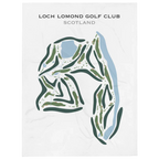 Loch Lomond Golf Club, Scotland - Printed Golf Course