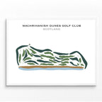Machrihanish Dunes Golf Club, Scotland - Printed Golf Courses