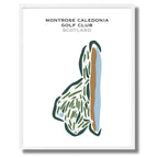 Montrose Caledonia Golf Club, Scotland - Printed Golf Courses