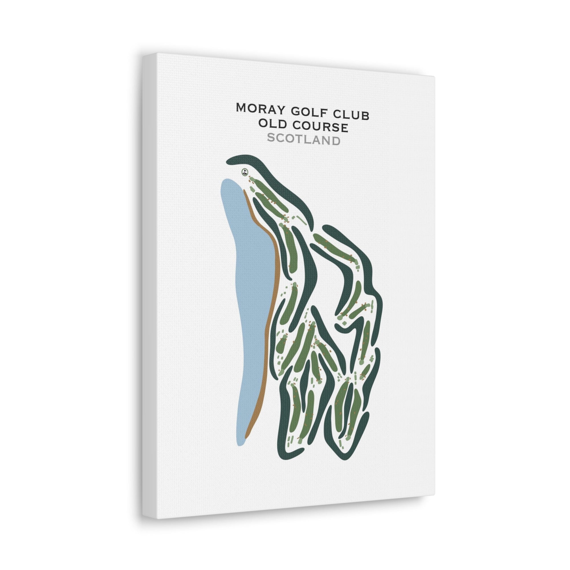 Moray Golf Club Old Course, Scotland - Printed Golf Courses