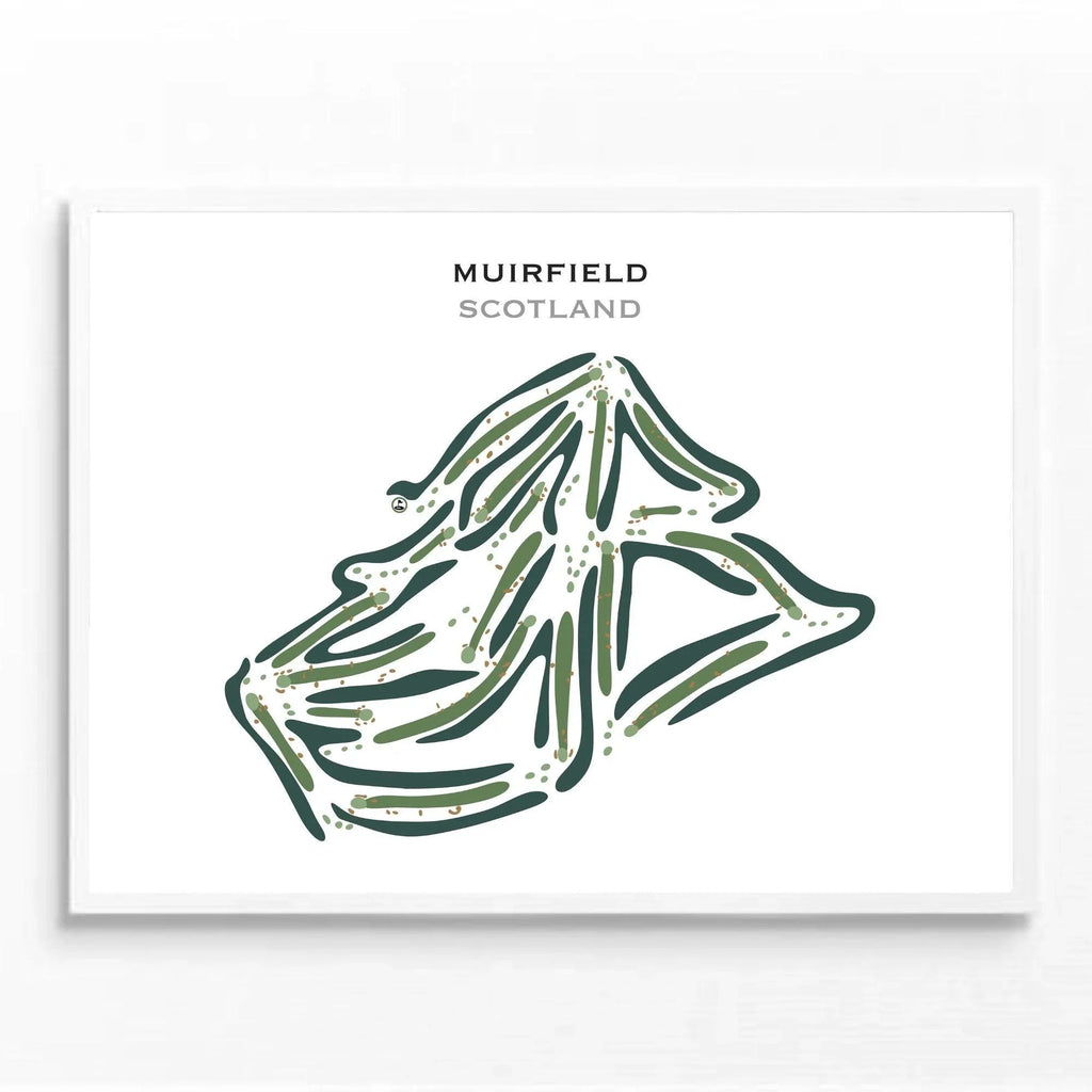 Muirfield, Scotland - Printed Golf Courses - Golf Course Prints