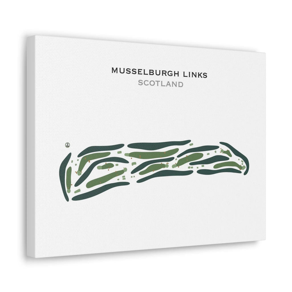 Musselburgh Links, Scotland - Printed Golf Course