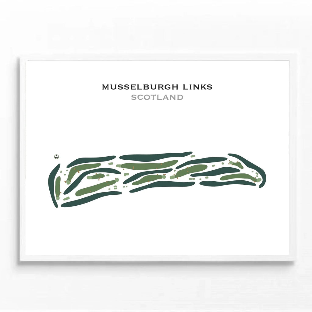 Musselburgh Links, Scotland - Printed Golf Course