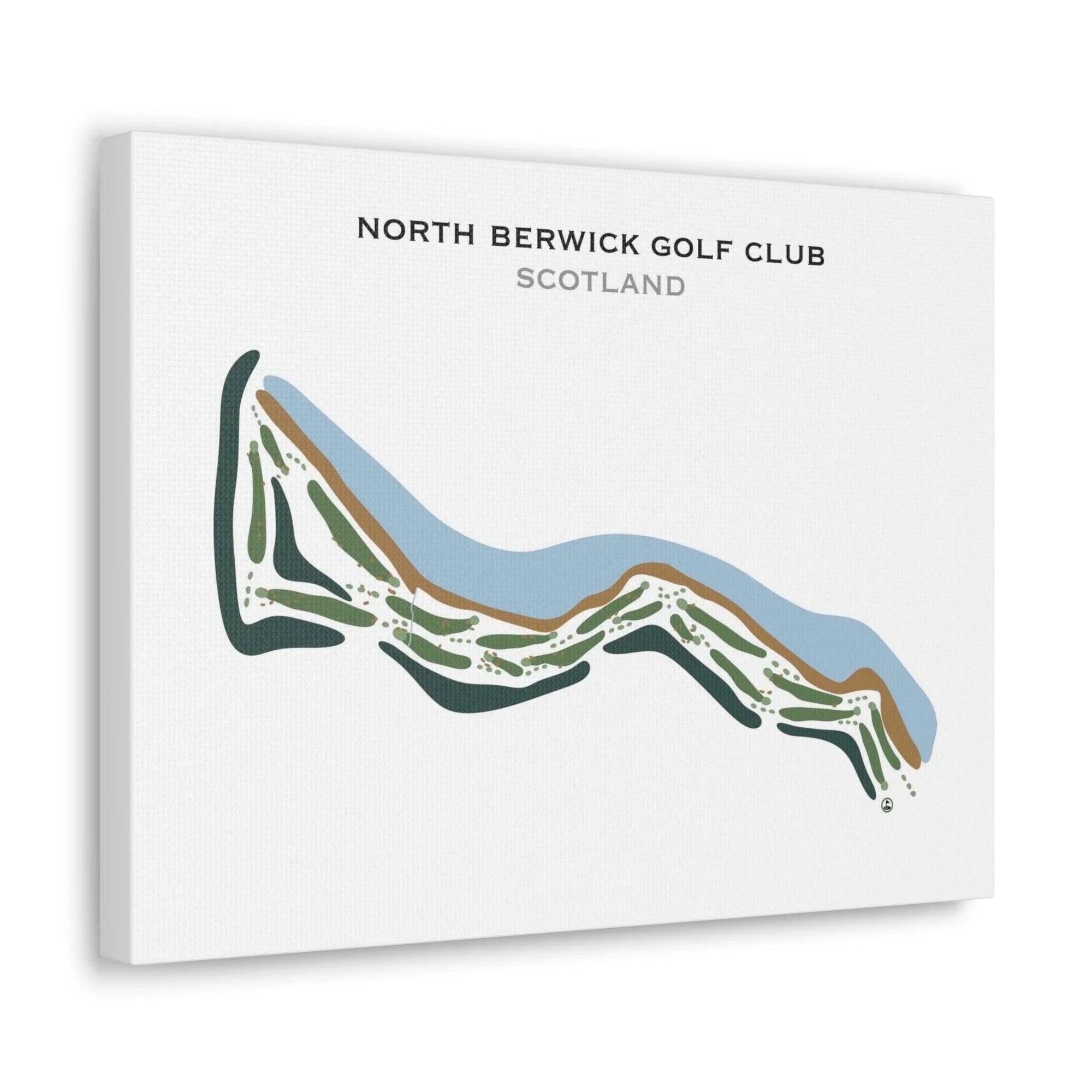 North Berwick Golf Club, Scotland - Printed Golf Courses - Golf Course Prints