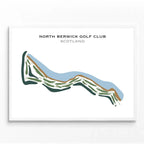 North Berwick Golf Club, Scotland - Printed Golf Courses - Golf Course Prints