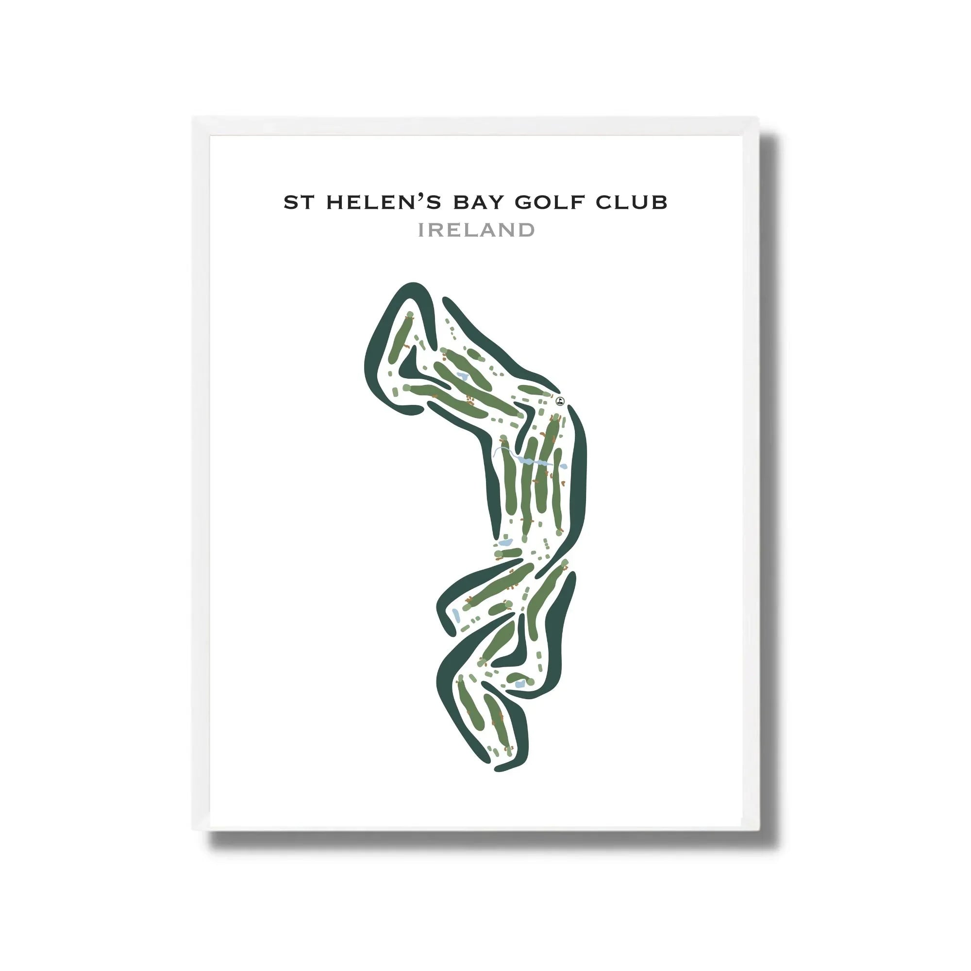 St. Helen's Bay Golf Club, Ireland - Printed Golf Courses