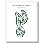 Prestwick Golf Club, Scotland - Printed Golf Courses