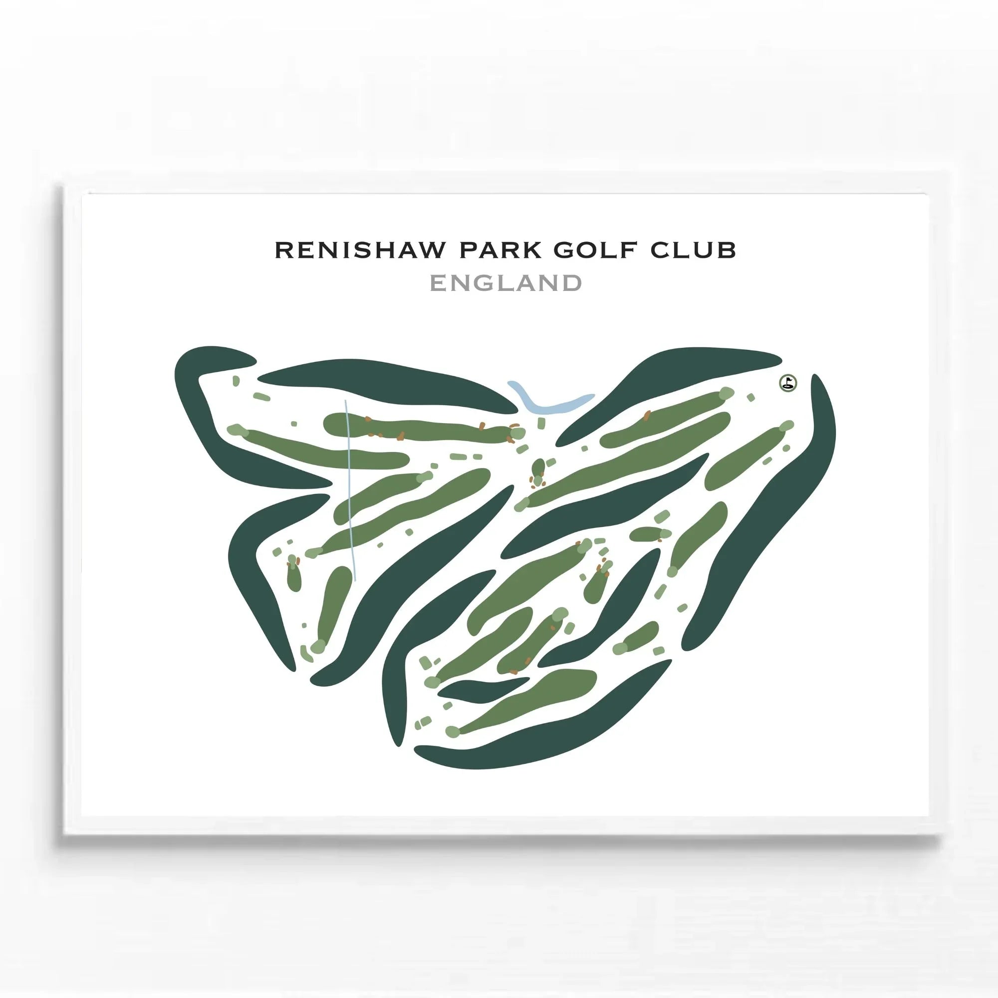 Renishaw Park Golf Club, England - Printed Golf Courses