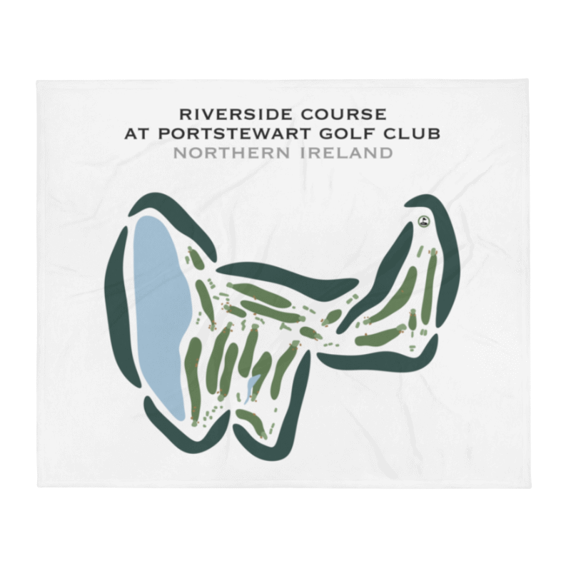 Riverside Course at Portstewart Golf Club, Northern Ireland - Printed Golf Courses