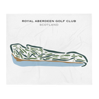 Royal Aberdeen Golf Club, Scotland - Printed Golf Courses