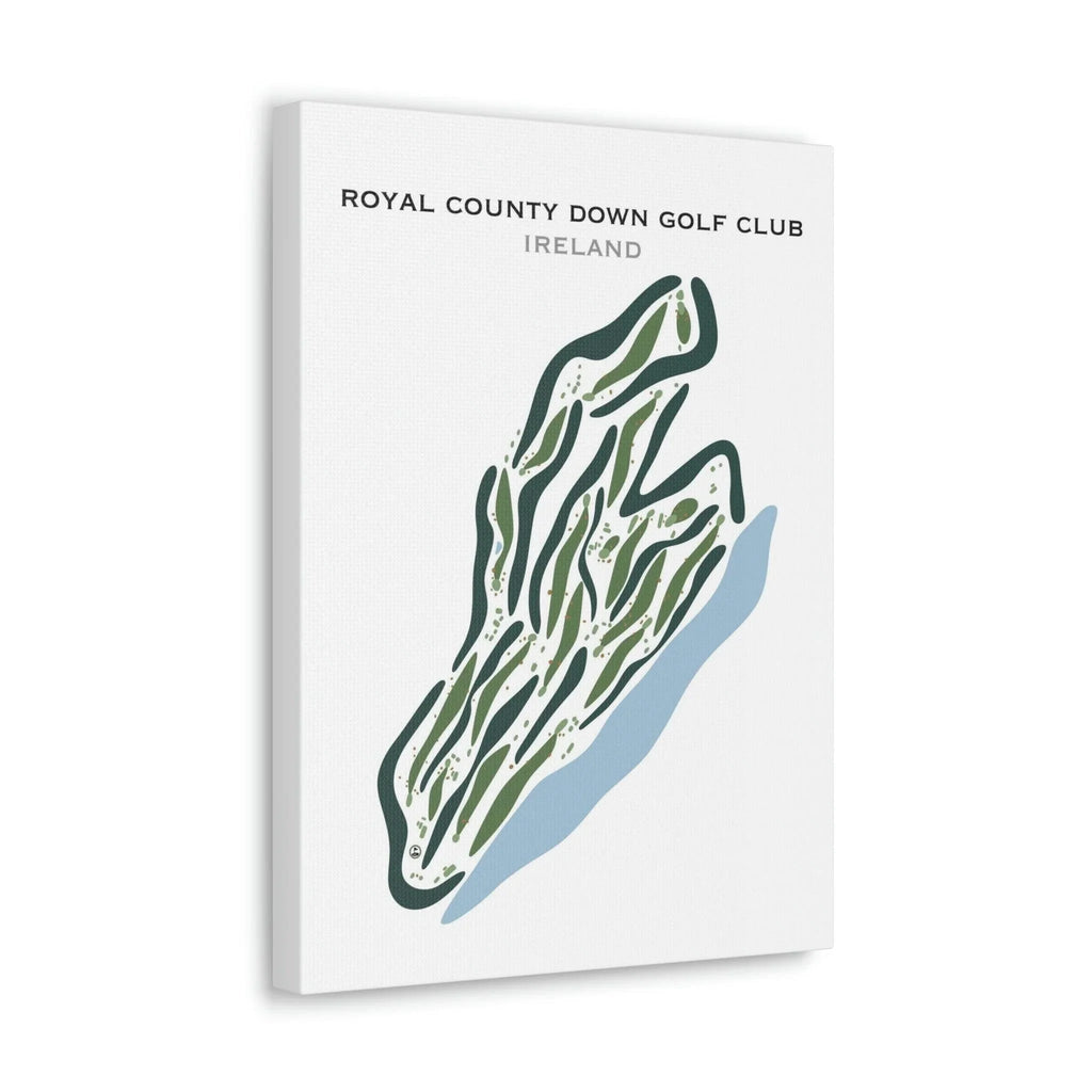 Royal County Down Golf Club, Ireland - Printed Golf Courses - Golf Course Prints