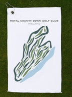 Royal County Down Golf Club, Ireland - Printed Golf Courses