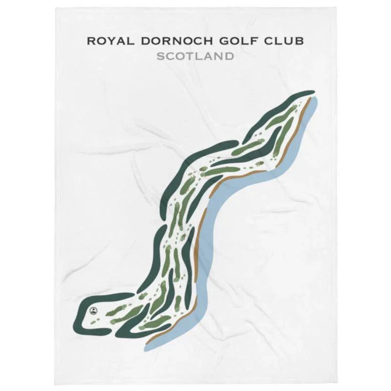 Royal Dornoch Golf Club, Dornoch Scotland - Printed Golf Courses - Golf Course Prints
