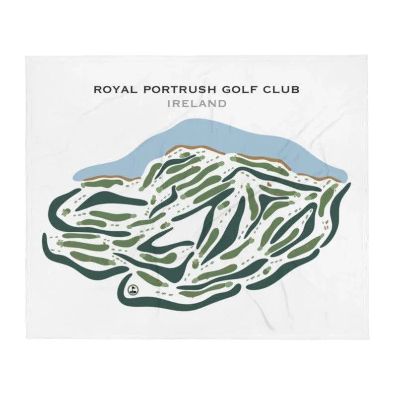 Royal Portrush Golf Club, Northern Ireland - Printed Golf Courses - Golf Course Prints