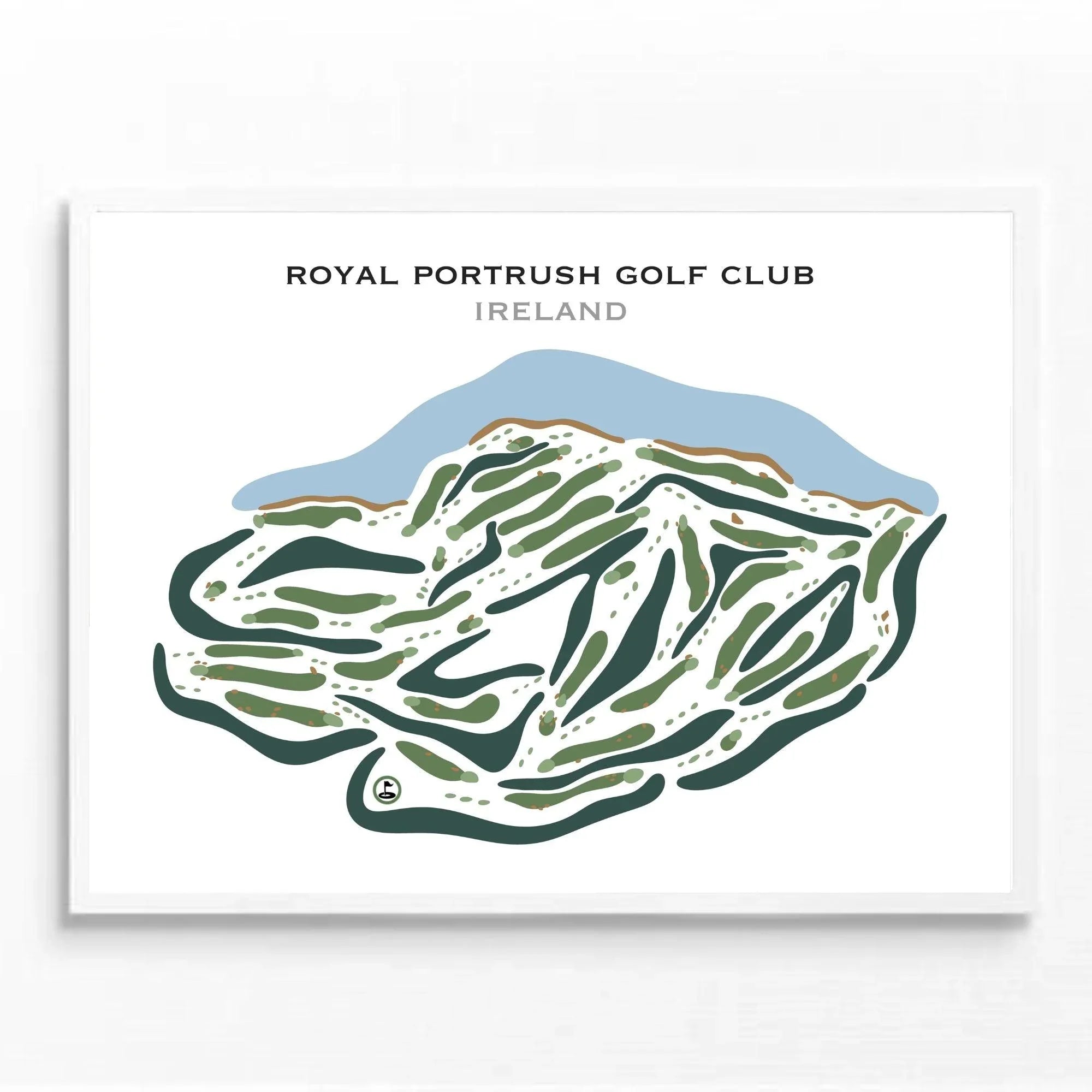 Royal Portrush Golf Club, Northern Ireland - Printed Golf Courses - Golf Course Prints