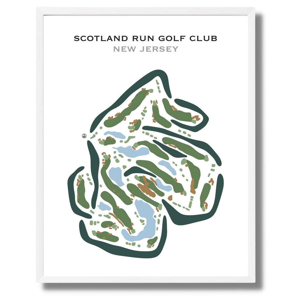 Scotland Run Golf Club, New Jersey - Printed Golf Courses